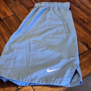 Nike Light Blue Sports Shorts